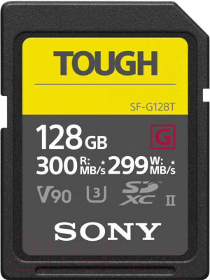 

Карта памяти Sony, SDXC UHS-II SD 128ГБ (SF-G128T)