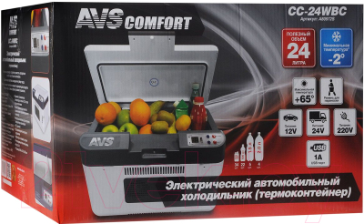Автохолодильник AVS CC-24WBC (24л)