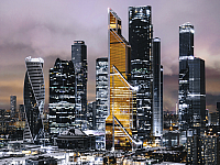 Картина Orlix Золотой город / CA-12200 (с эффектом нанесения серебра) - 