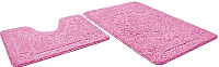 Набор ковриков Shahintex Эко 45x71/45x43 (розовый) - 