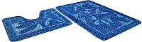 Набор ковриков Shahintex Эко 45x71/45x43 (синий) - 