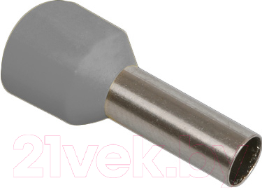 Набор наконечников-гильз для кабеля IEK UGN10-004-04-09 (100шт, серый)