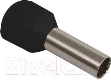 Набор наконечников-гильз для кабеля IEK UGN10-006-06-12 (100шт, черный)