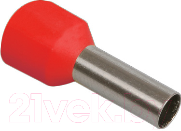 Набор наконечников-гильз для кабеля IEK UGN10-4-D15-03-08 (20шт, красный)