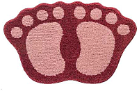 

Коврик для ванной Shahintex, Microfiber лапки совмещенные 50x80