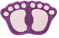 

Коврик для ванной Shahintex, Microfiber лапки совмещенные 50x80
