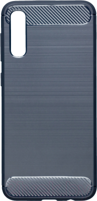 Чехол-накладка Case Brushed Line для Galaxy A50 (синий, матовый)