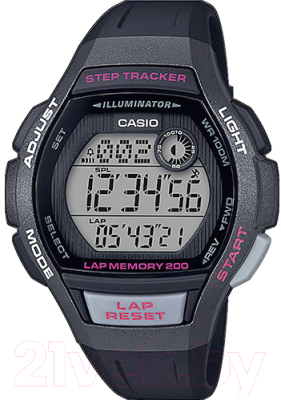 

Часы наручные женские Casio, LWS-2000H-1AVEF