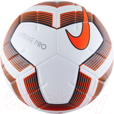 Футбольный мяч Nike Strike Pro TM / SC3936-101 (размер 4, белый/черный/оранжевый)