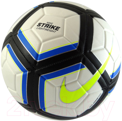 Футбольный мяч Nike Strike Team / SC3485-100 (размер 4, белый/черный/голубой)