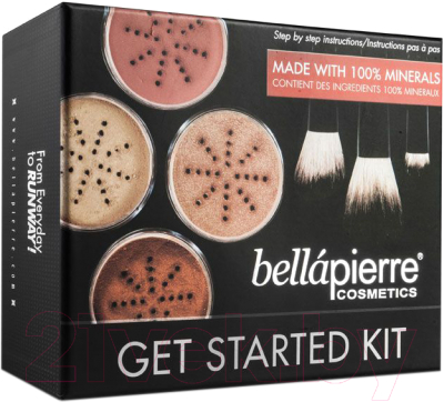 Набор декоративной косметики Bellapierre Get Started Kit тон Dark