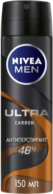 

Антиперспирант-спрей Nivea, Men Ultra Carbon