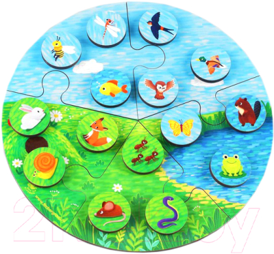 

Развивающая игра Мастер игрушек, Среда обитания / IG0295