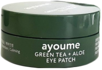 Патчи под глаза Ayoume Green Tea+Aloe Eye Patch (60шт) - 
