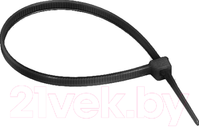 Стяжка для кабеля Rexant 67-0303 (100шт, черный)