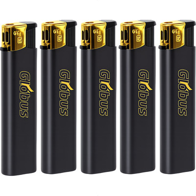 Комплект зажигалок Globus Black Gold DY062 (5шт) - 