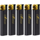 Комплект зажигалок Globus Black Gold DY062 (5шт) - 