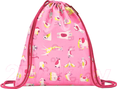 Мешок для обуви Reisenthel Mysac ABC friends / IC3066 (pink)