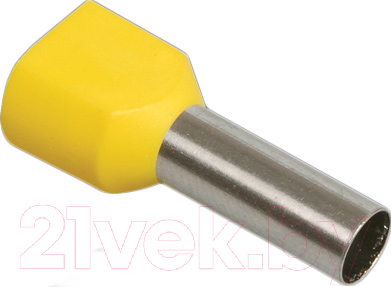 Набор гильз для кабеля IEK UTE10-4-D2-3-100 (20шт, желтый)