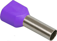 Гильза для кабеля IEK UTE10-D3-2-100 (100шт, фиолетовый) - 