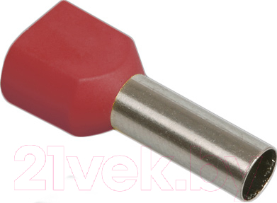 Набор гильз для кабеля IEK UTE10-D75-100 (100шт, темно-красный)