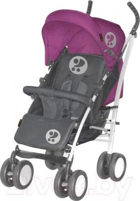Детская прогулочная коляска Lorelli S100 (Gray-Pink) - общий вид