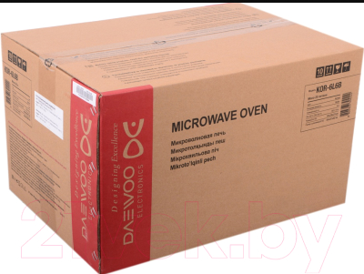 Микроволновая печь Daewoo KOR-6L6B - коробка