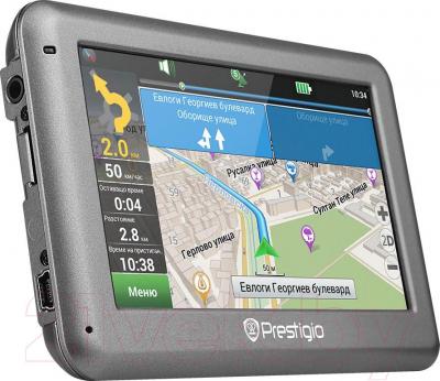 GPS навигатор Prestigio GeoVision 4055 (PGPS4055CIS04GBNV) - вполоборота