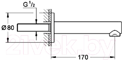 Излив GROHE Concetto 13280001