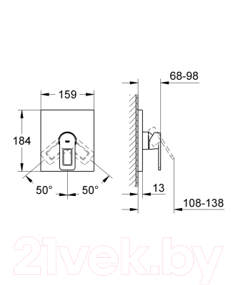 Смеситель GROHE Quadra 19455000