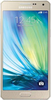 Смартфон Samsung Galaxy A3 / A300F/DS (золотой) - общий вид