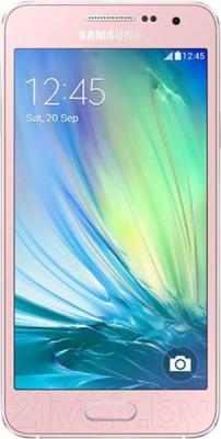 Смартфон Samsung Galaxy A3 / A300F/DS (розовый) - общий вид