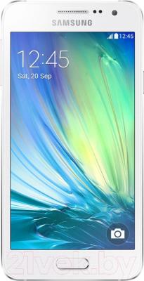 Смартфон Samsung Galaxy A3 / A300F/DS (белый) - общий вид