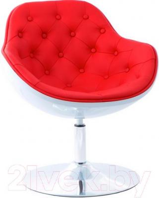 Кресло мягкое Мебельные компоненты Lux (красно-белый)