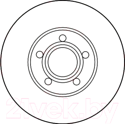 Тормозной диск TRW DF2652