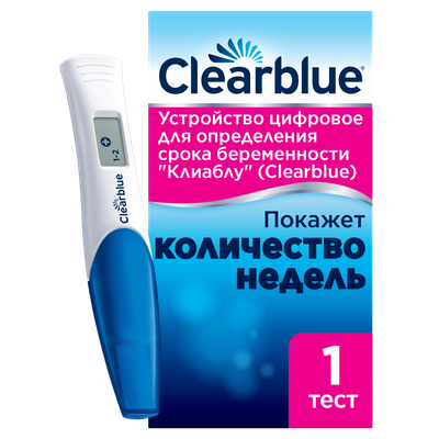Тест на беременность Clearblue Digital цифровое устройство