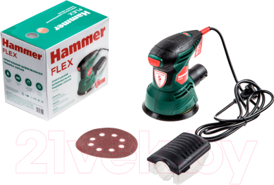 Эксцентриковая шлифовальная машина Hammer Flex OSM260