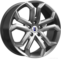 Литой диск K&K Пандора (КС466) 19x8.5" 5x108мм DIA 67.1мм ET 35мм Дарк платинум