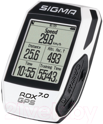 Велокомпьютер Sigma Rox GPS 7.0 / 01005 (белый)