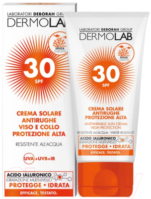 Крем солнцезащитный Deborah Milano DermoLab Antiwrinkle Sun Cream High Protection SPF30 (50мл)