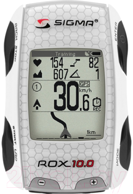 Велокомпьютер Sigma Rox GPS Set 10 / 01001 (белый)