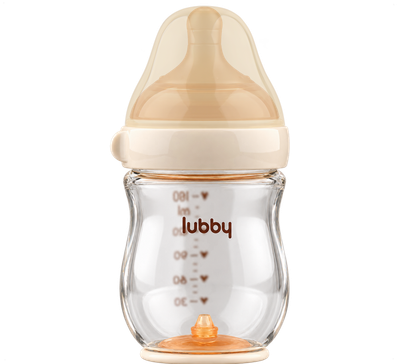 Бутылочка для кормления Lubby С широким горлышком / 35505/12 (160мл) - 