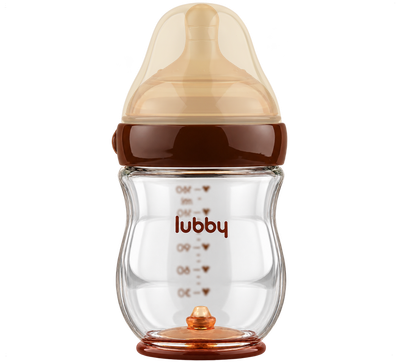 Бутылочка для кормления Lubby С широким горлышком / 35506/12 (160мл) - 
