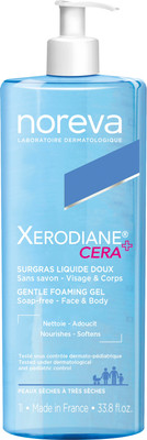 Гель для умывания Noreva Xerodiane Cera+ Мягкий пенящийся (1л) - 