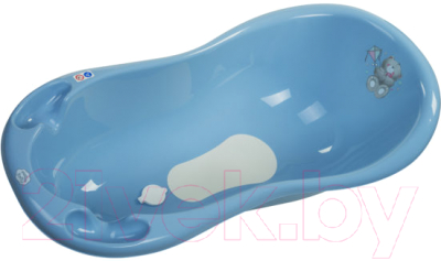 Ванночка детская Maltex Мишка / 2138 (темно-голубой)