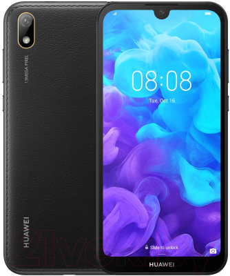 Смартфон Huawei Y6 2019 Dual Sim / MRD-LX1F (Modern Black)
