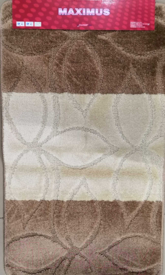 Набор ковриков для ванной и туалета Maximus Erdek 2546 (50x80/40x50, светло-коричневый)