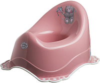 Детский горшок Maltex Мишка / 4064 (темно-розовый/белый) - 