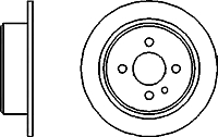 Тормозной диск Bosch 0986478034