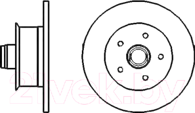 

Тормозной диск Bosch, 0986478136